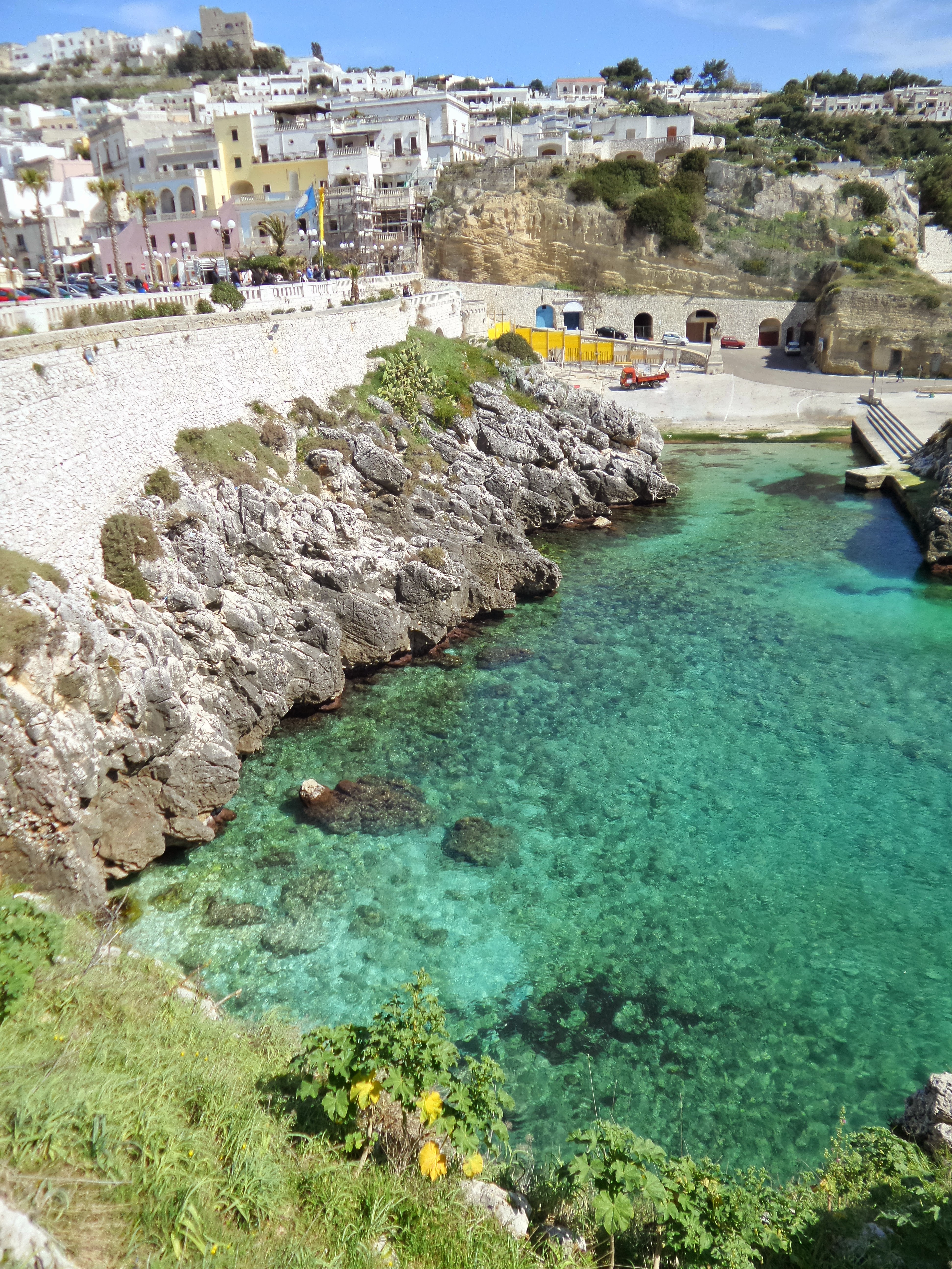 Crystal clear water in Castro